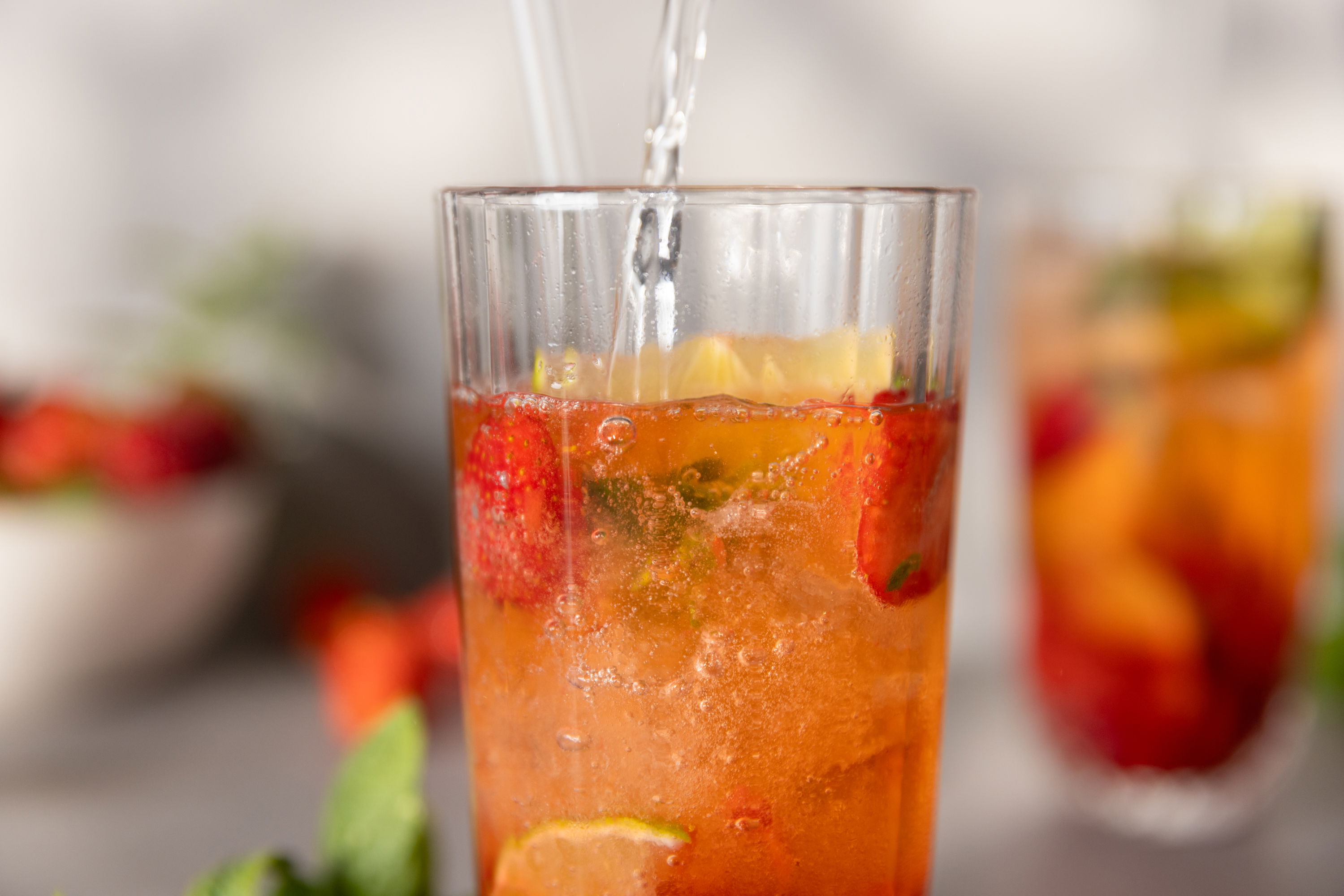 Erdbeer-Limonade / Erdbeer-Mojito alkoholfrei