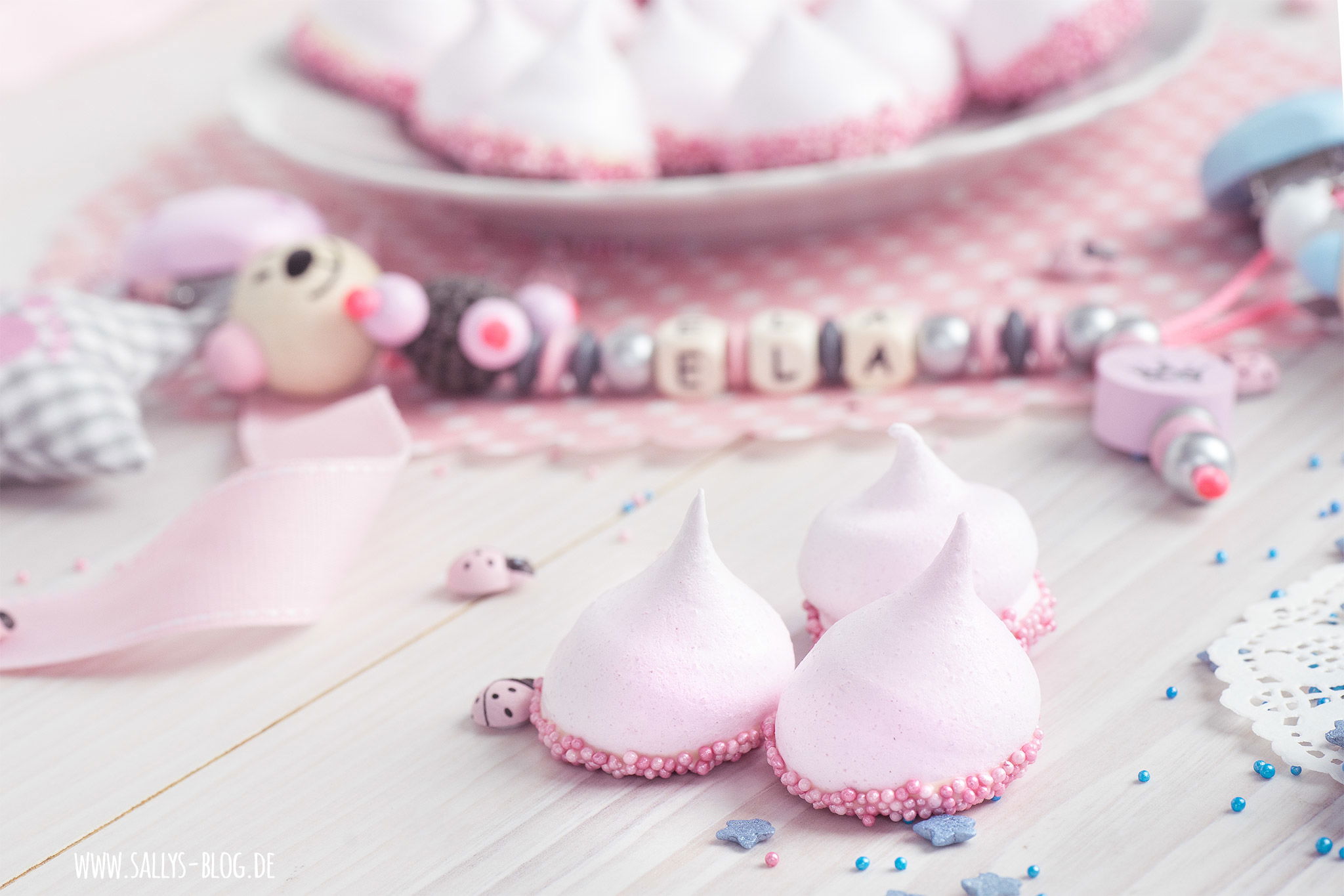 Bunte Baiser-Drops