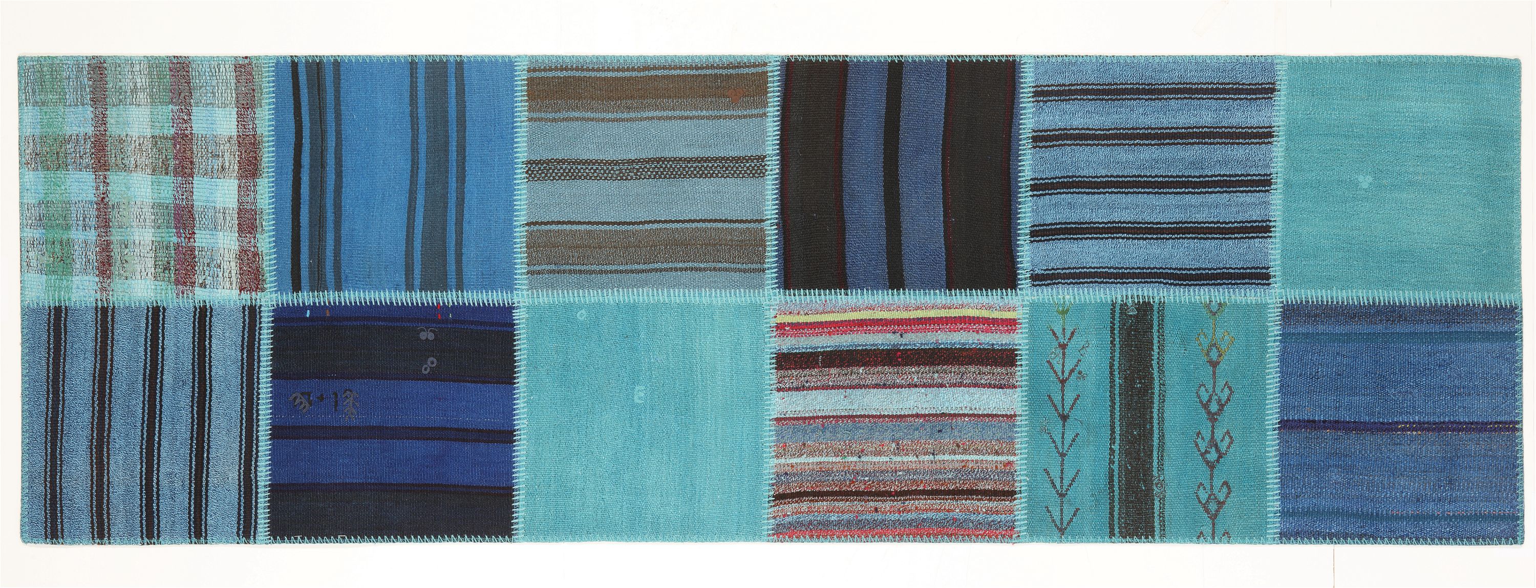 Ein blauer Teppich