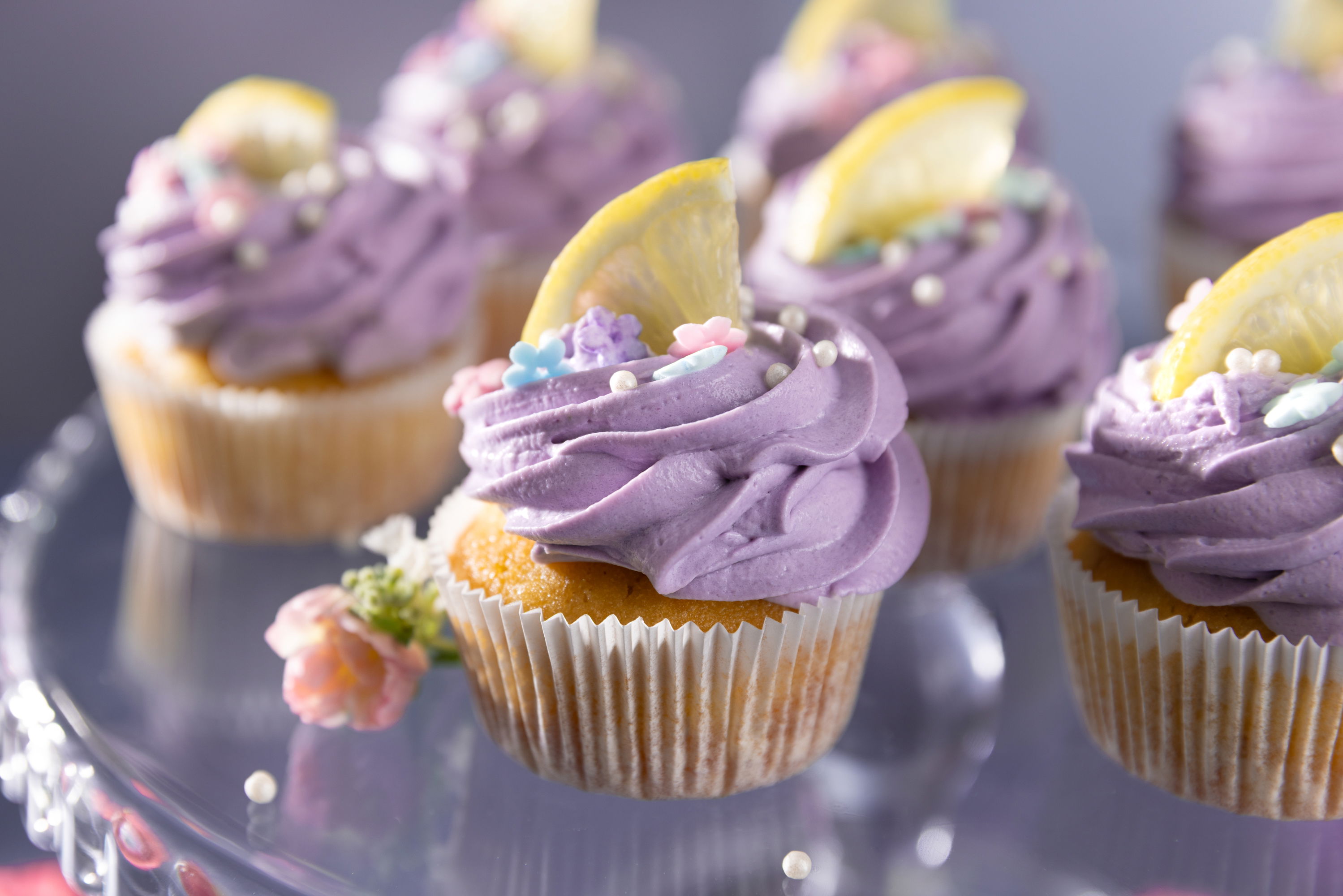 Apfel-Zitronen-Cupcakes / mit Pfirsichfüllung / Betty Barclay Soulgarden